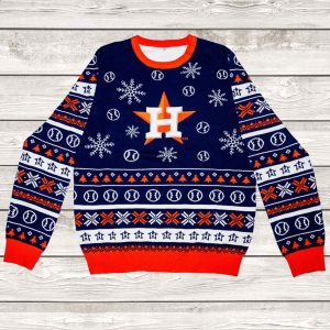 Astros Christmas in July 2025 Ugly Christmas Sweater