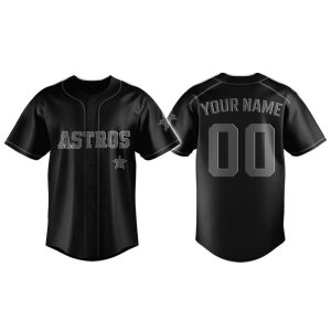 Astros x Black Lights Out Limited Edition Jersey 2025