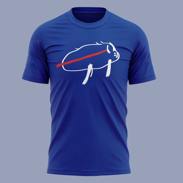 2025 Bills Josh Allen Charging Potato T-shirt