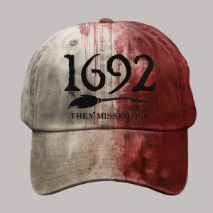 Bloodstained Halloween 1692 They Missed One Printed Hat