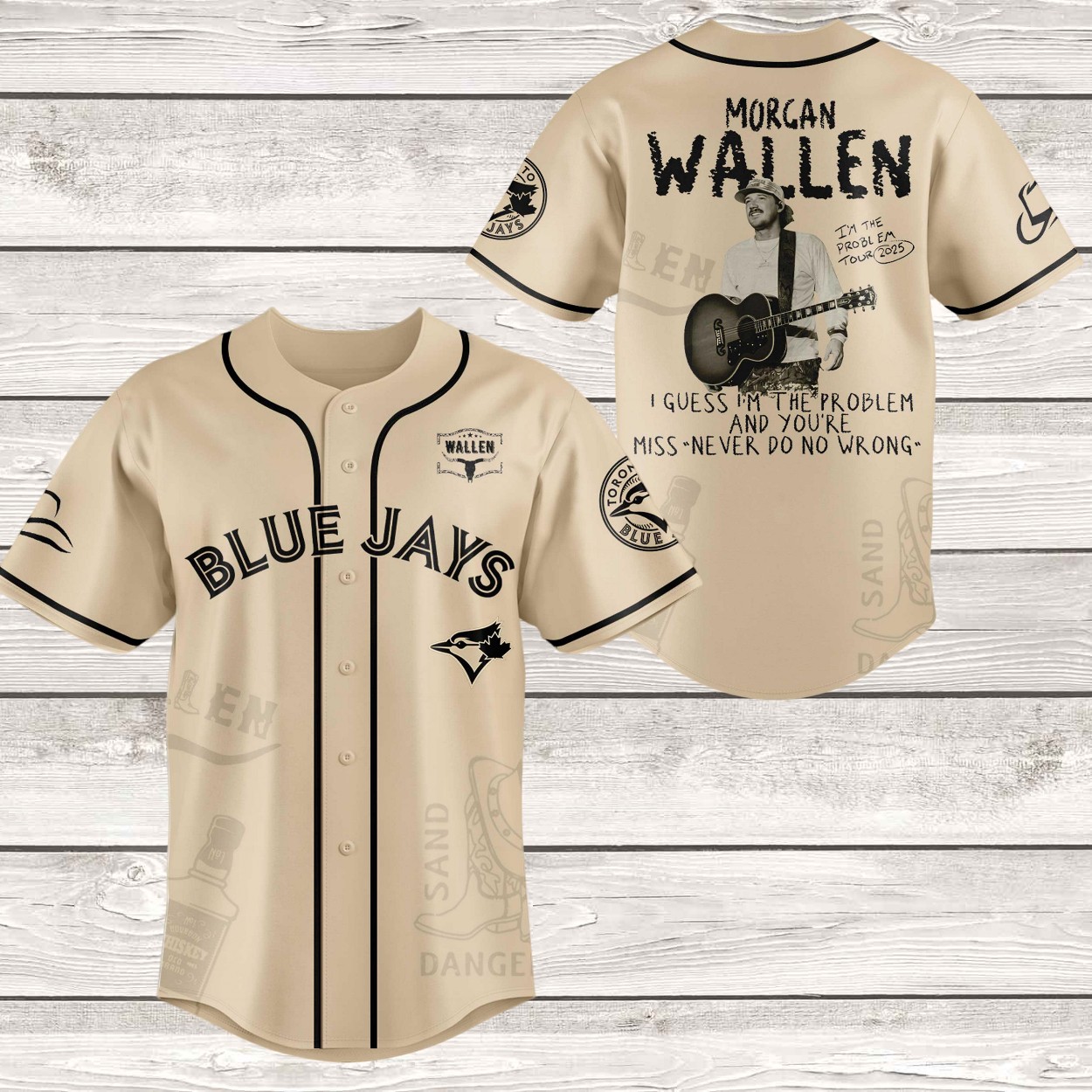 Blue Jays x Morgan Wallen Limited Edition 2025 Jersey Blue Jays x Morgan Wallen Limited Edition 2025 Jersey