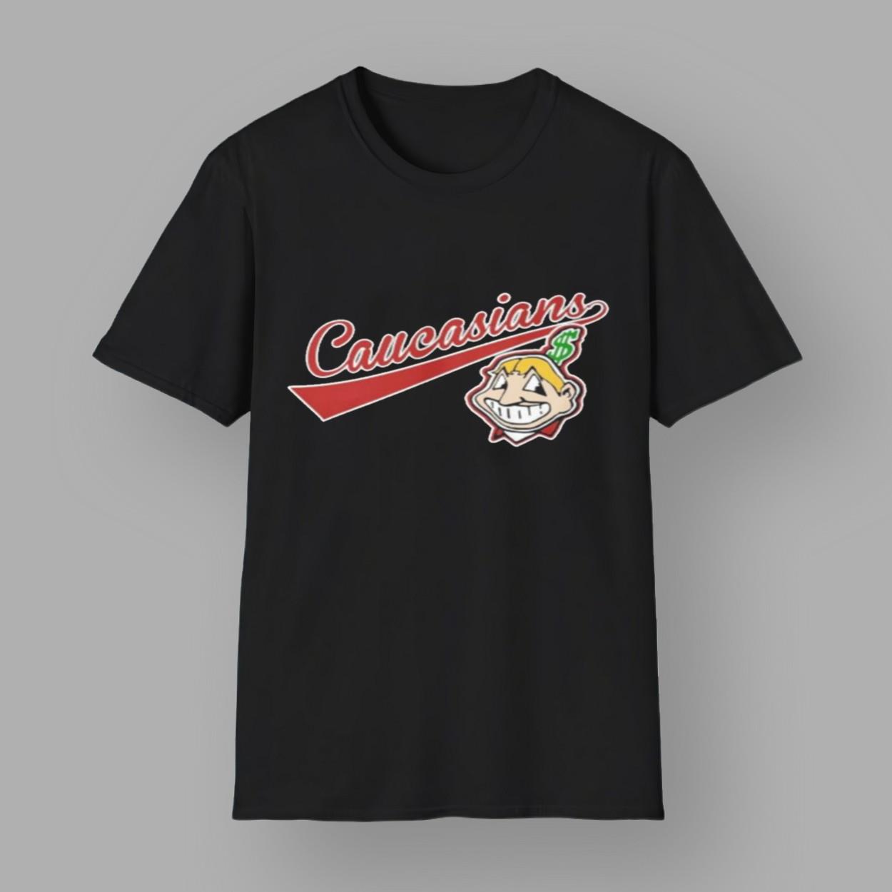 Bomani Jones Cleveland Caucasians Shirt Bomani Jones Cleveland Caucasians Shirt