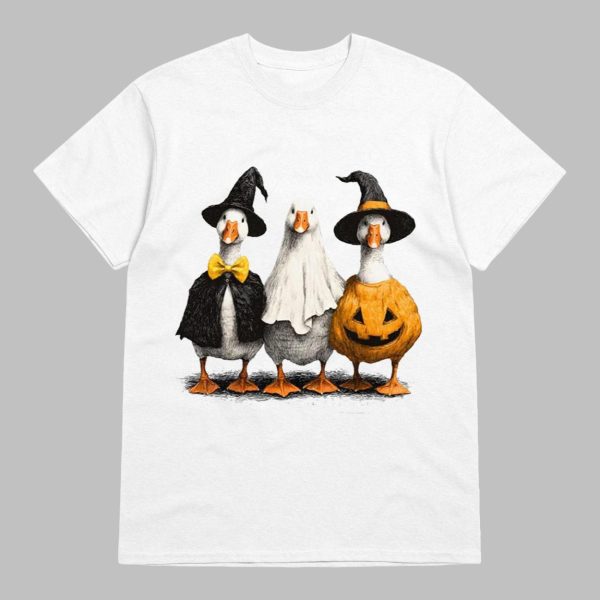 Boo Ghost Goose Halloween Shirt