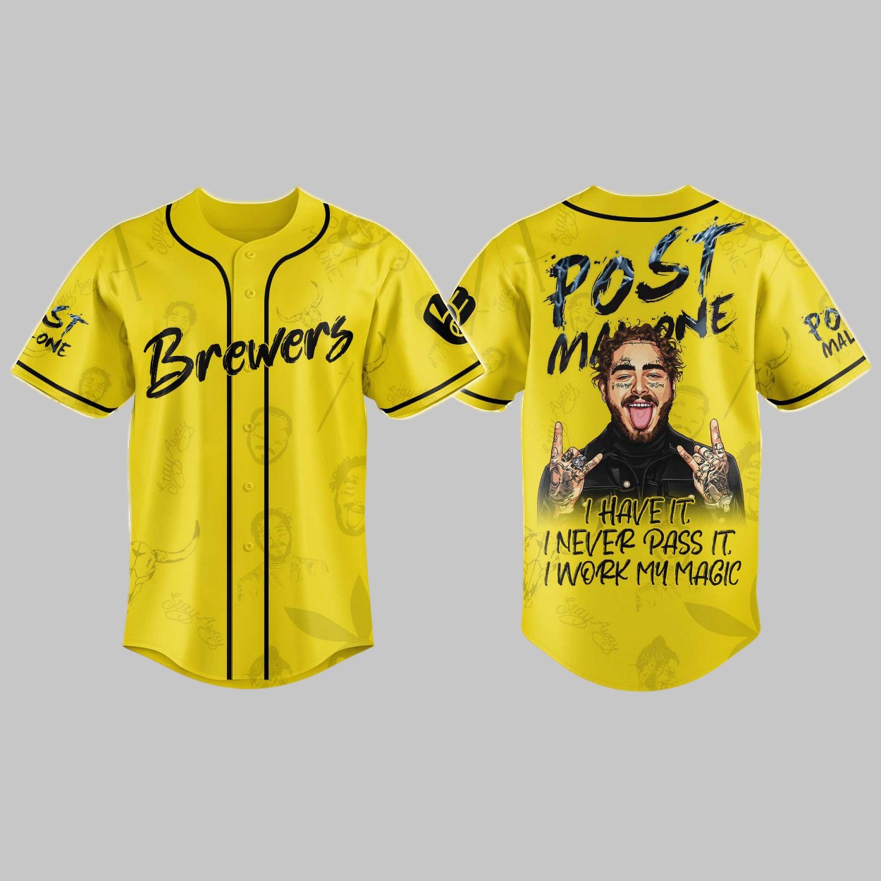 Brewers x Post Malone Tour Jersey 2025