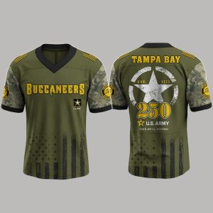 Buccaneers x US ARMY 250th Birthday Jersey