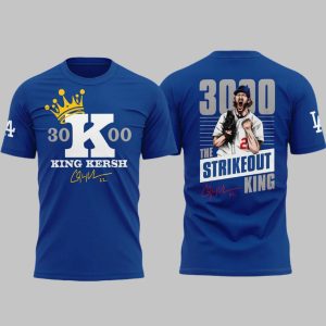 Clayton Kershaw Makes History And Joins The 3000 Strikeout Club Shirt