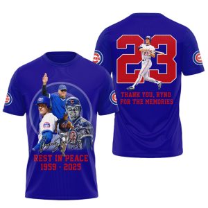 Cubs Ryne Sandberg Rest In Peace 1959 2025 Thank You For The Memories Shirt