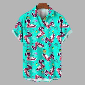 David Croft Flamingo Hawaiian Shirt 1 David Croft Flamingo Hawaiian Shirt