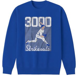 Dodgers Clayton Kershaw 3000 K's Shirt