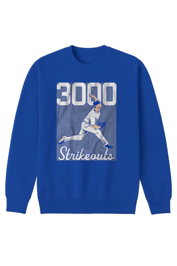 Dodgers Clayton Kershaw 3000 K’s Shirt
