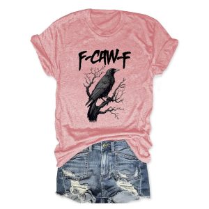F caw F Halloween T shirt