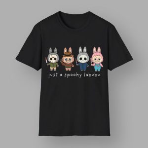 Freddy Jason Michael Chucky Just A Spooky Labubu Halloween Shirt