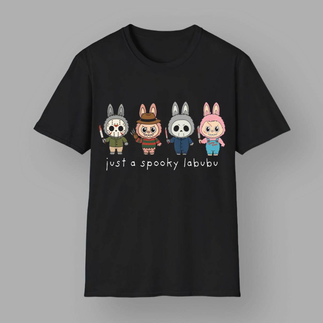 Freddy Jason Michael Chucky Just A Spooky Labubu Halloween Shirt Freddy Jason Michael Chucky Just A Spooky Labubu Halloween Shirt