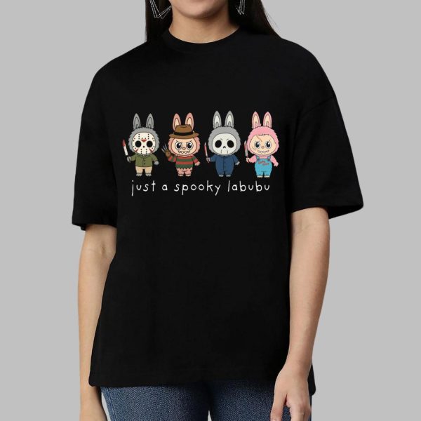 Freddy Jason Michael Chucky Just A Spooky Labubu Halloween Shirt
