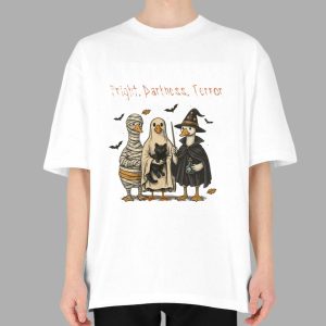 Fright Darkness Terror Subtle FDT Goose Halloween Shirt