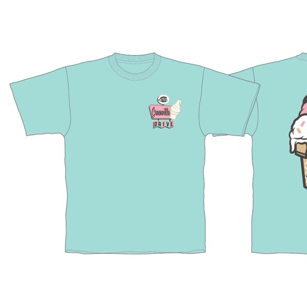 Greenville Drive Baseballism Youth Ice Cream T-Shirt