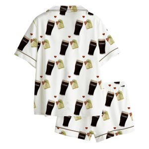 Guinness And Spicy Margarita Satin Pajama Set