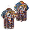 Halloween Skeleton Band Hawaiian Shirt