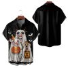 Halloween Boo Gnome Pumpkin Hawaiian Shirt