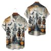 Halloween Boo Gnome Pumpkin Hawaiian Shirt