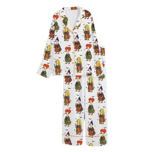 Hocus Pocus Silly Goose Halloween Satin Pajama Set