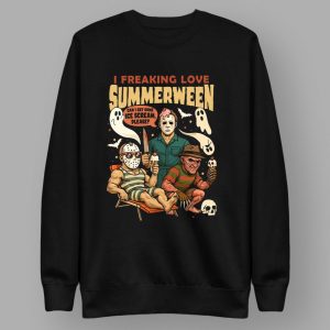 Jason Voorhees Michael Myers Freddy Krueger I Freaking Love Summerween Shirt