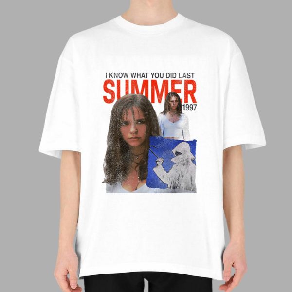 Jennifer Love Hewitt I Know What You Did Last Summer Retro Horror T-Shirt