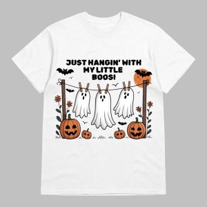 Just Hangin' With My Little Boos Halloween Shirt
