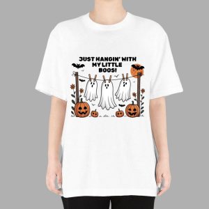 Just Hangin' With My Little Boos Halloween Shirt