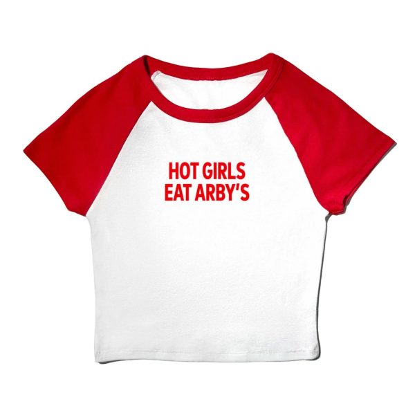 Lexie Hull Hot Girls Eat Arby’s Crop Top