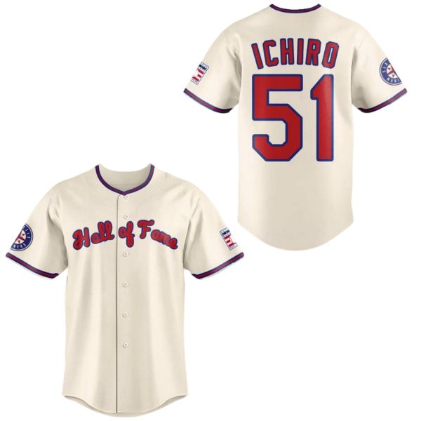 Limited Edition ICHIRO x Hall Of Fame 2025 Jersey