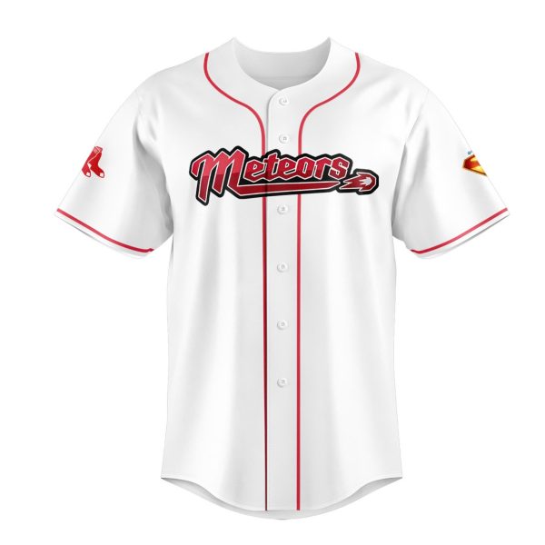 Limited Edition Red Sox Superman Night Metropolis Meteors Jersey