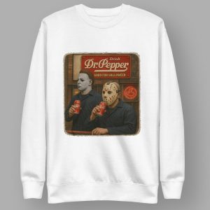 Michael Myers Jason Voorhees Drink Dr Pepper Good For Halloween Shirt