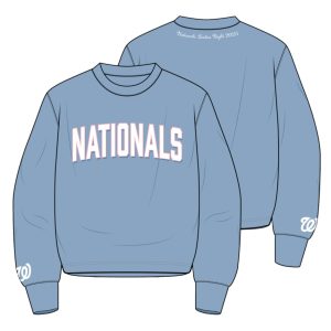 Nationals 2025 Ladies Night Crewneck Sweatshirt Giveaway 2 Nationals 2025 Ladies Night Crewneck Sweatshirt Giveaway
