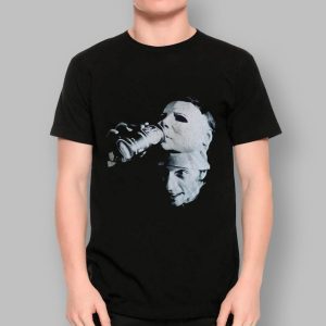 Nick Castle Michael Myers Drinking Dr Pepper Shirt