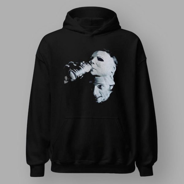 Nick Castle Michael Myers Drinking Dr Pepper Shirt