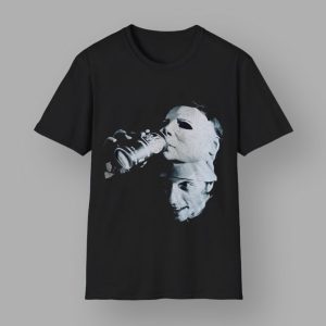 Nick Castle Michael Myers Drinking Dr Pepper Shirt