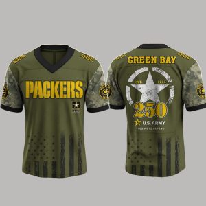 Packers x US ARMY 250th Birthday Jersey