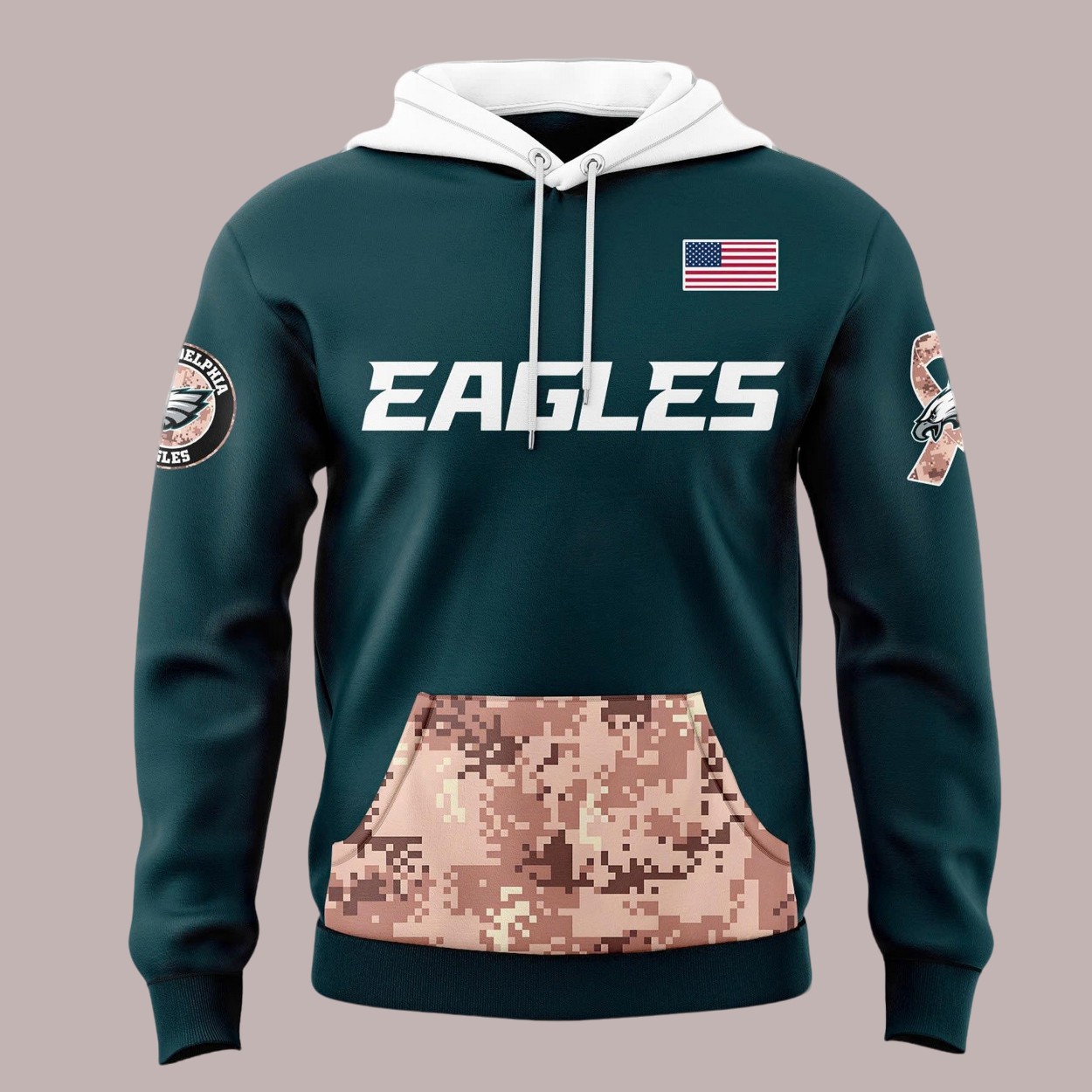 Philadelphia Eagles x Military Day Hoodie 2025 Philadelphia Eagles x Military Day Hoodie 2025