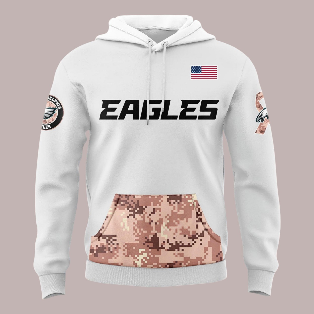 Philadelphia Eagles x Military Day Hoodie 2025 Philadelphia Eagles x Military Day Hoodie 2025
