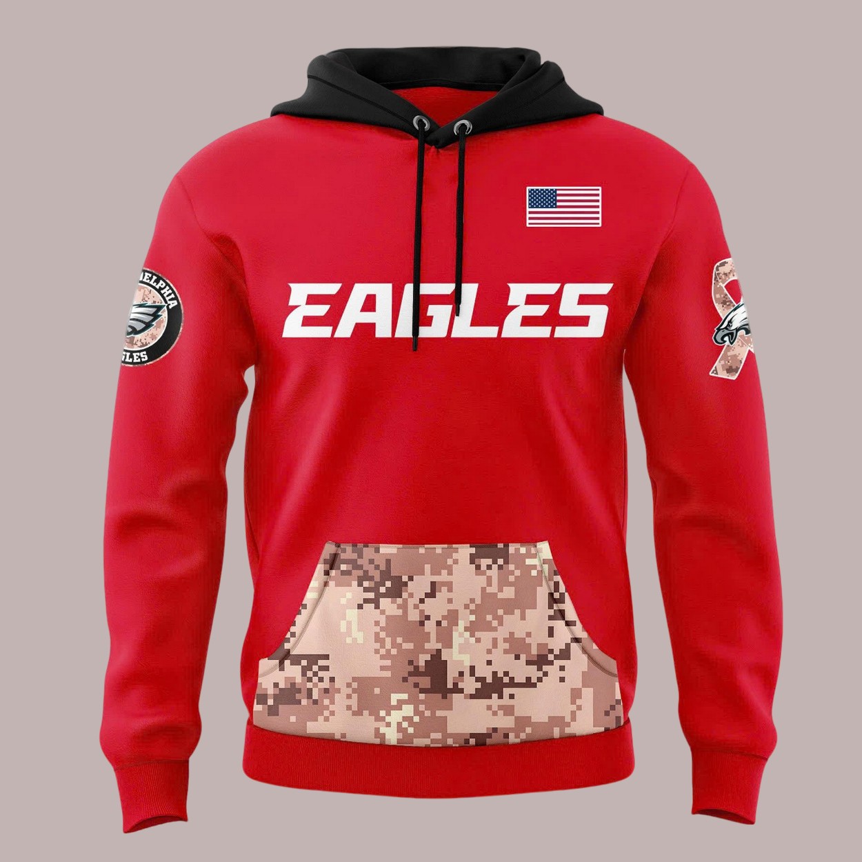 Philadelphia Eagles x Military Day Hoodie 2025 Philadelphia Eagles x Military Day Hoodie 2025