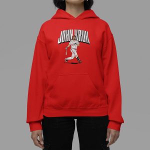 Phillies John Kruk Slugger Swing Shirt 2 Phillies John Kruk Slugger Swing Shirt