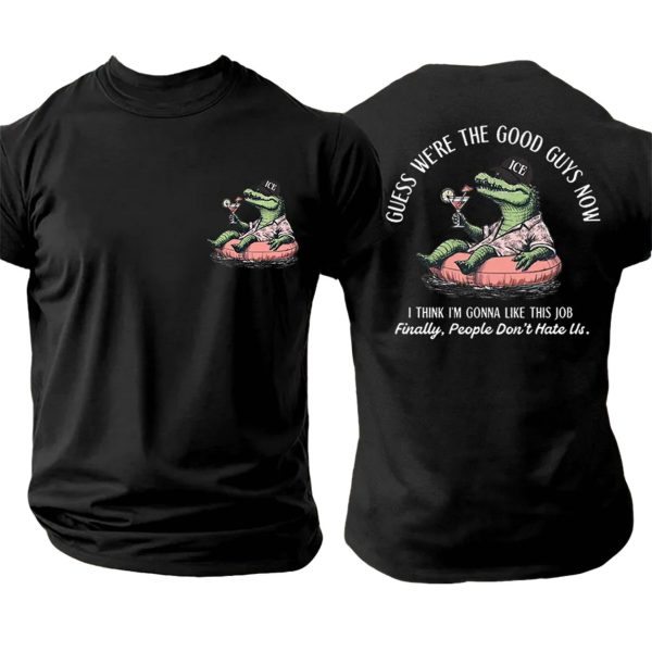 Retro ICE Alligator Alcatraz Guess We’re The Good Guys Now Shirt