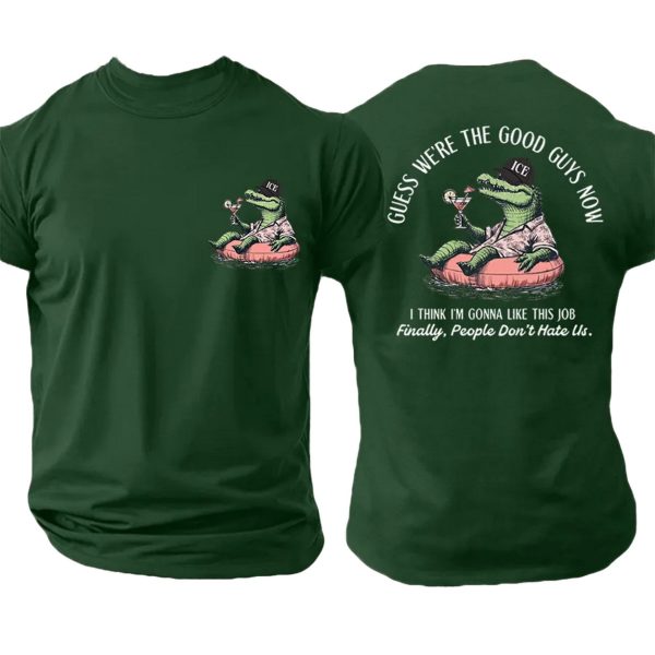 Retro ICE Alligator Alcatraz Guess We’re The Good Guys Now Shirt