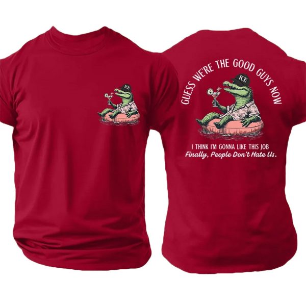 Retro ICE Alligator Alcatraz Guess We’re The Good Guys Now Shirt