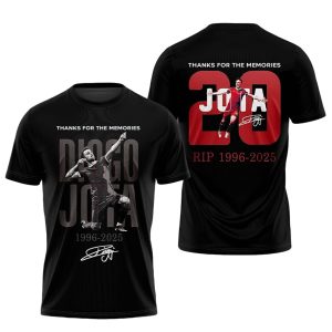Rip Diogo Jota In Memory 1996-2025 Shirt