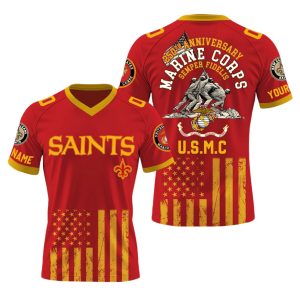 Saints US Marine Corps 250th Anniversary Jersey
