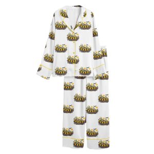 Spooky Skeleton Summer Halloween Pajama Set