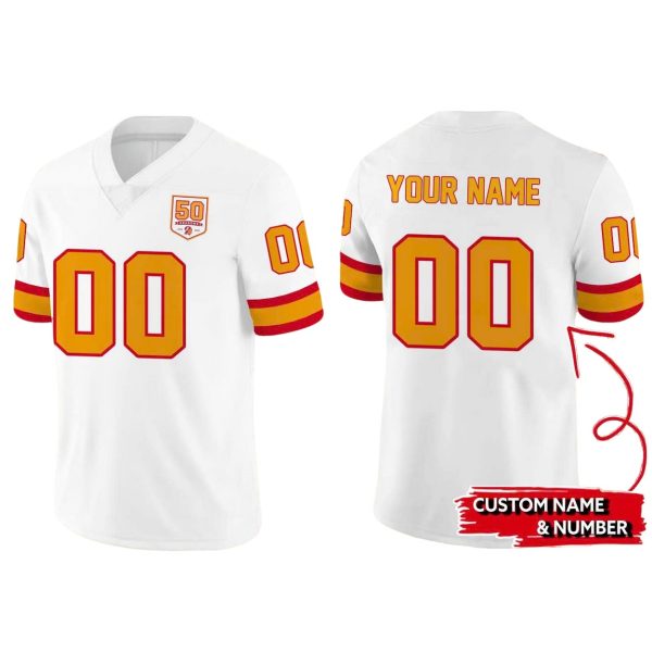 TB Buccaneers 50th Season Football Jersey