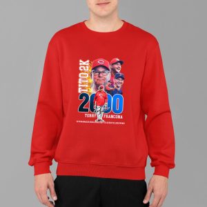 Terry Francona 13th Manager In History To Win 2000 Games Shirt